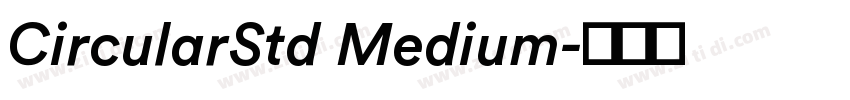CircularStd Medium字体转换
